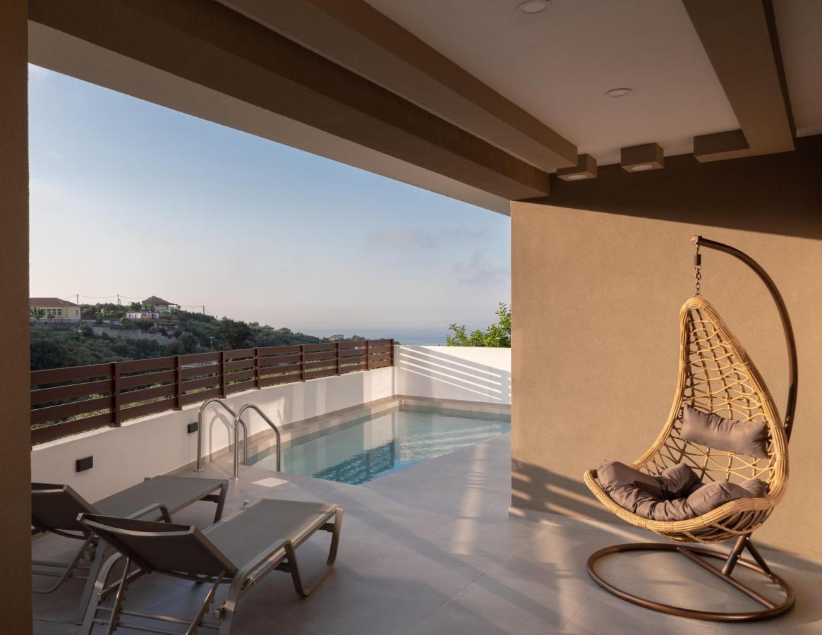 O-Cyanea Villa With Heated Pool Kournás 外观 照片