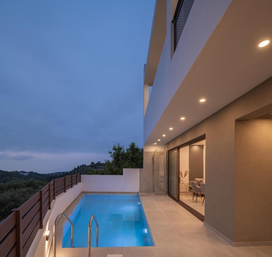 O-Cyanea Villa With Heated Pool Kournás 外观 照片