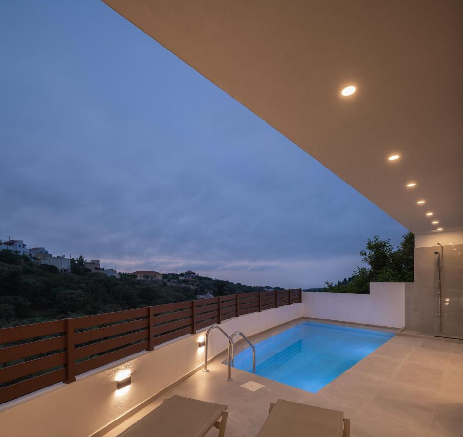 O-Cyanea Villa With Heated Pool Kournás 外观 照片