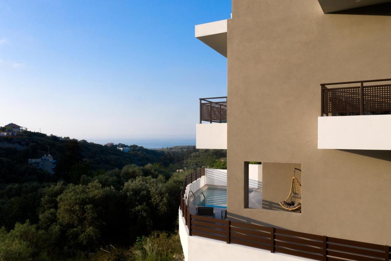 O-Cyanea Villa With Heated Pool Kournás 外观 照片