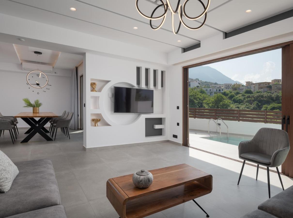 O-Cyanea Villa With Heated Pool Kournás 外观 照片