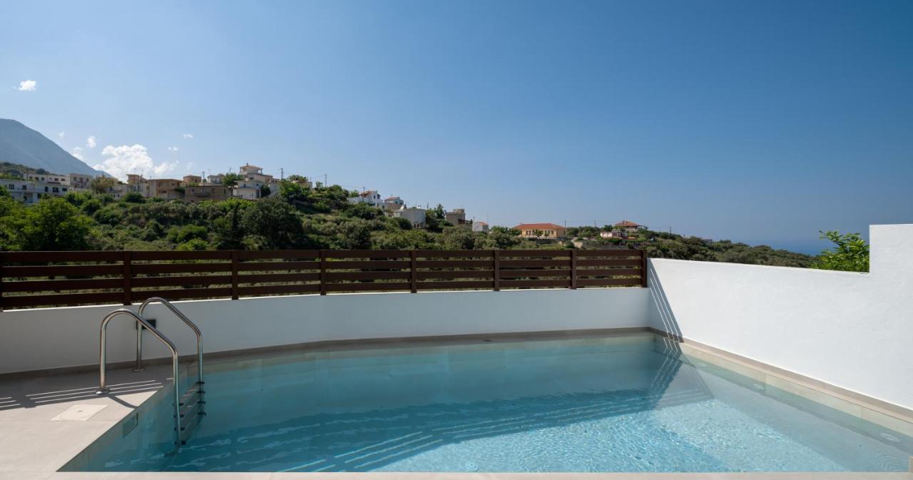 O-Cyanea Villa With Heated Pool Kournás 外观 照片