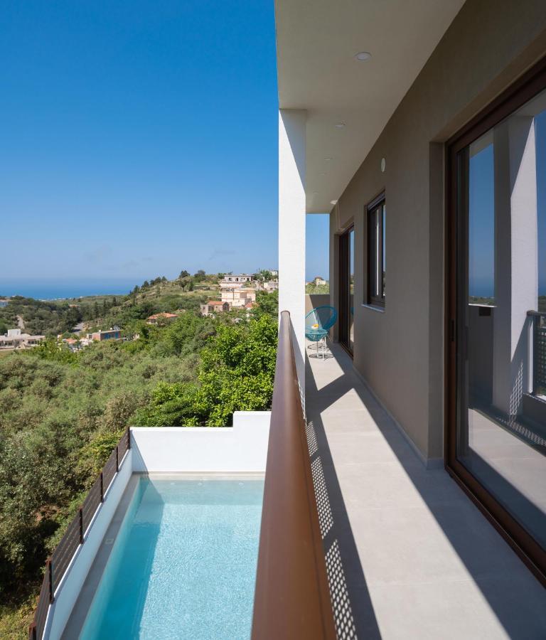 O-Cyanea Villa With Heated Pool Kournás 外观 照片