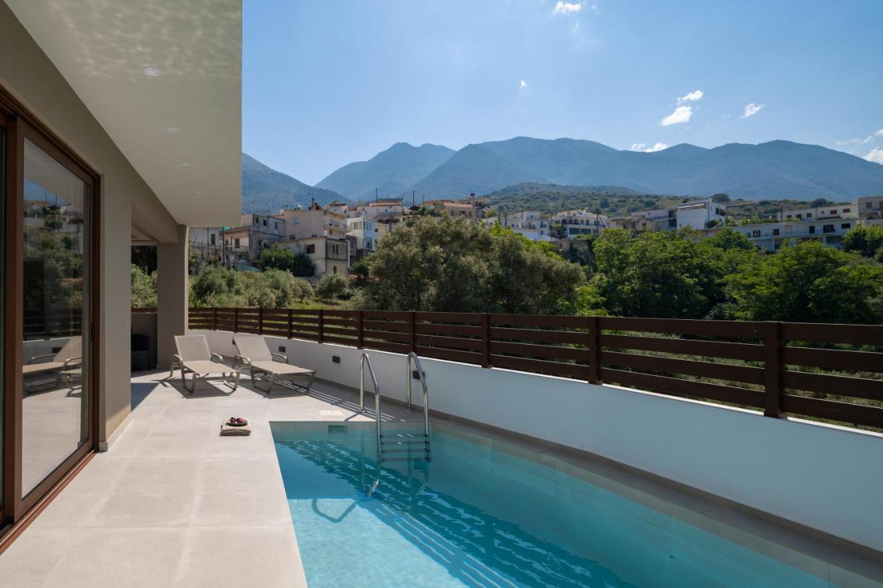 O-Cyanea Villa With Heated Pool Kournás 外观 照片