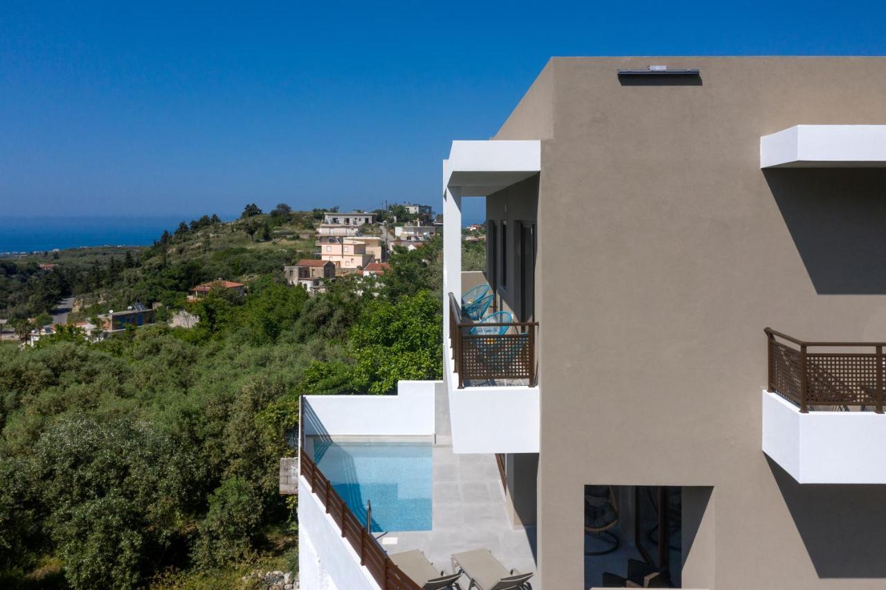 O-Cyanea Villa With Heated Pool Kournás 外观 照片