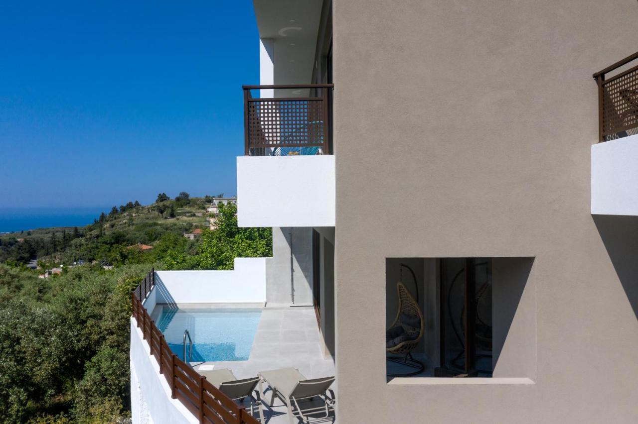 O-Cyanea Villa With Heated Pool Kournás 外观 照片